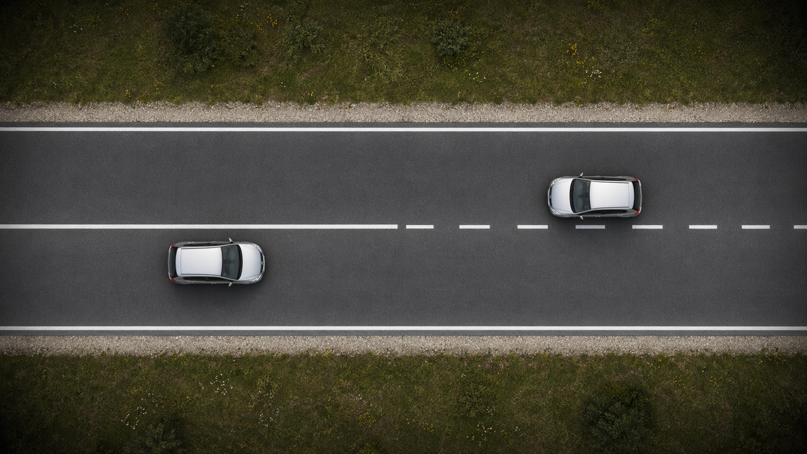 Infografica con linea continua, linea tratteggiata, strisce pedonali e striscia di arresto